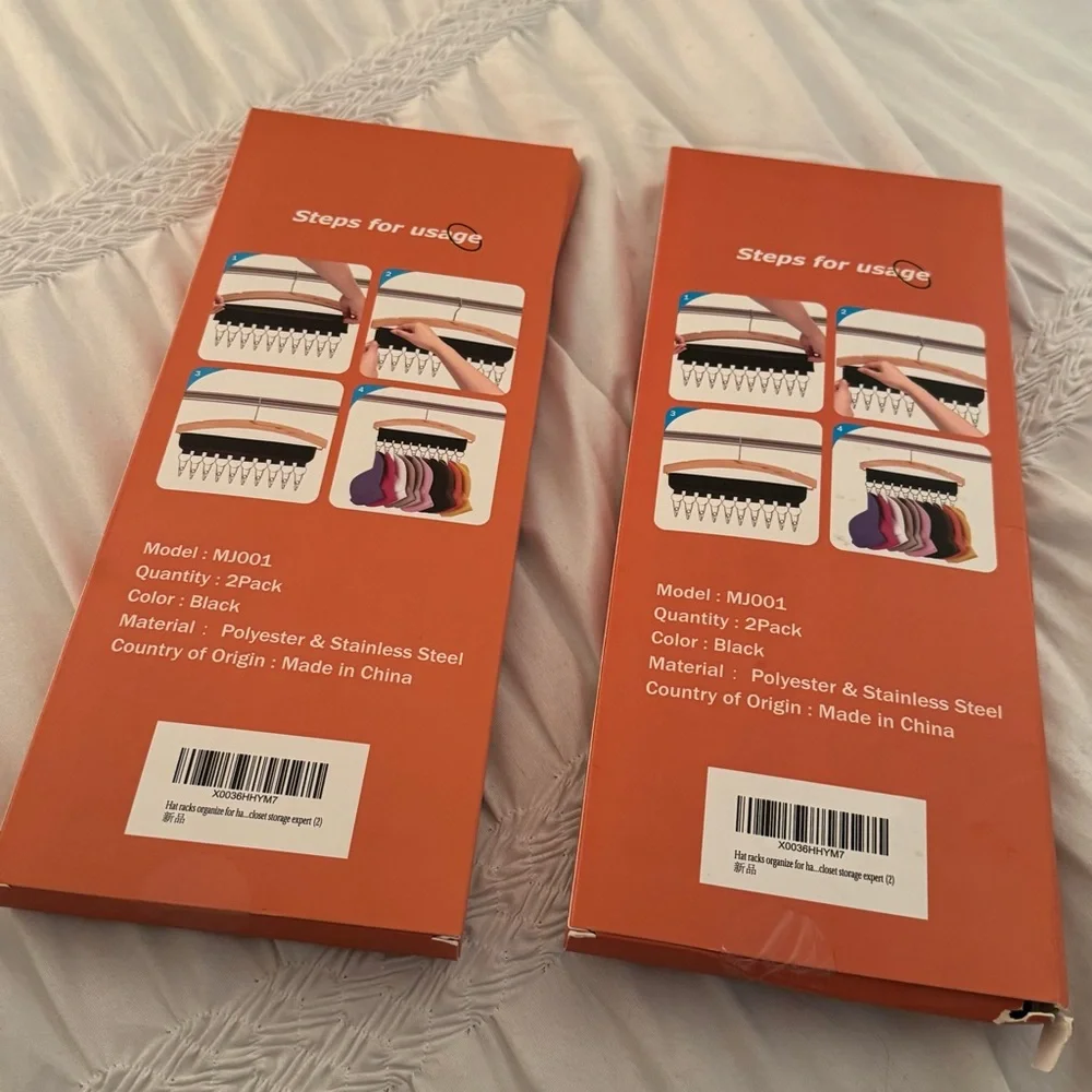 Men's Hat Organizer - 2 pack
